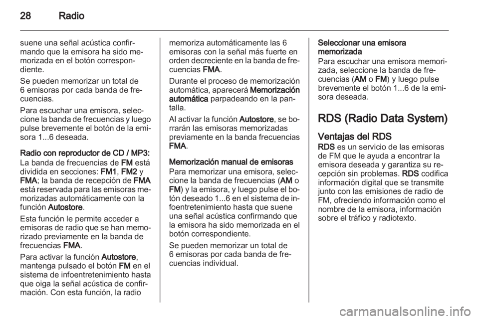 OPEL COMBO D 2013  Manual de infoentretenimiento (in Spanish) 