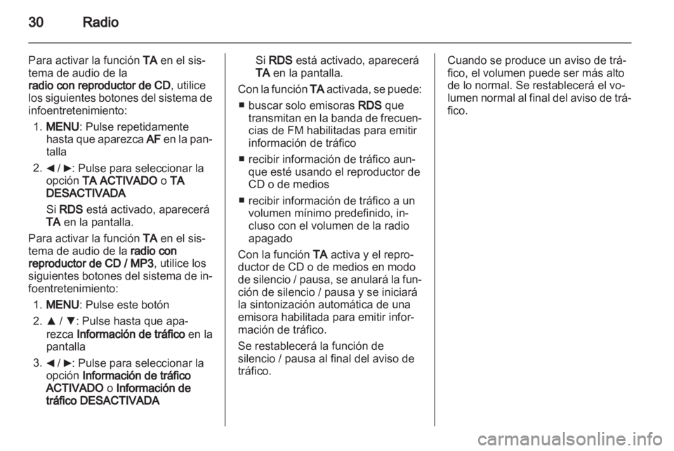 OPEL COMBO D 2013  Manual de infoentretenimiento (in Spanish) 
