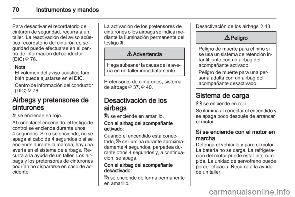 OPEL COMBO D 2013 Manual de Instrucciones (in Spanish) OPEL COMBO D 2013 Manual de Instrucciones (in Spanish)