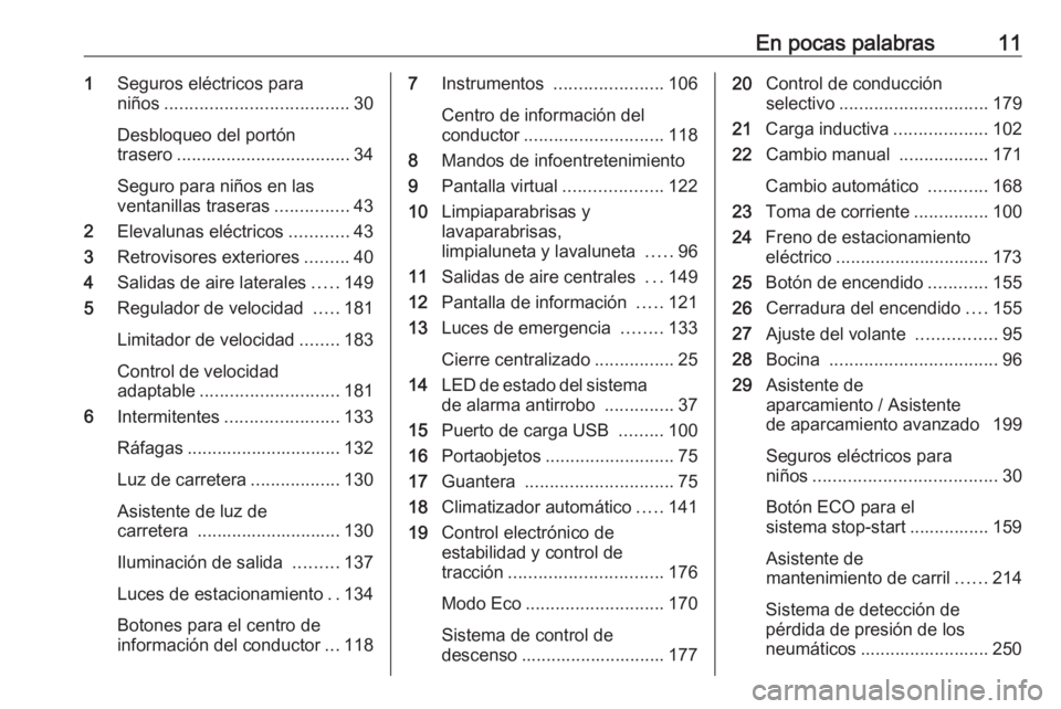 OPEL COMBO E 2019 Manual de Instrucciones (in Spanish) En pocas palabras111Seguros eléctricos para
niños ..................................... 30
Desbloqueo del portón
trasero ................................... 34
Seguro para niños en las
ventanillas OPEL COMBO E 2019 Manual de Instrucciones (in Spanish) En pocas palabras111Seguros eléctricos para
niños ..................................... 30
Desbloqueo del portón
trasero ................................... 34
Seguro para niños en las
ventanillas