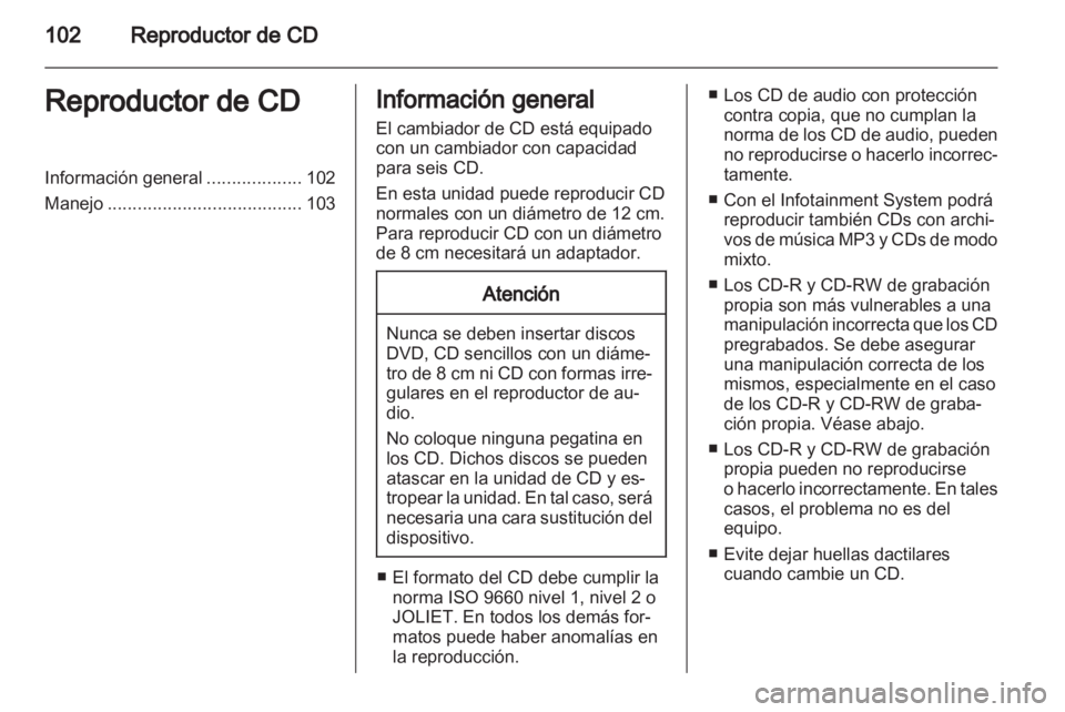 OPEL CORSA 2010.5  Manual de infoentretenimiento (in Spanish) 