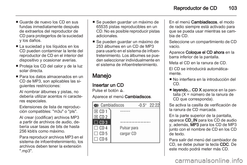 OPEL CORSA 2010.5  Manual de infoentretenimiento (in Spanish) 