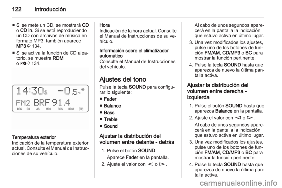 OPEL CORSA 2010.5  Manual de infoentretenimiento (in Spanish) 