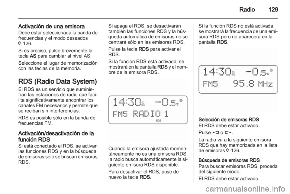 OPEL CORSA 2010.5  Manual de infoentretenimiento (in Spanish) 