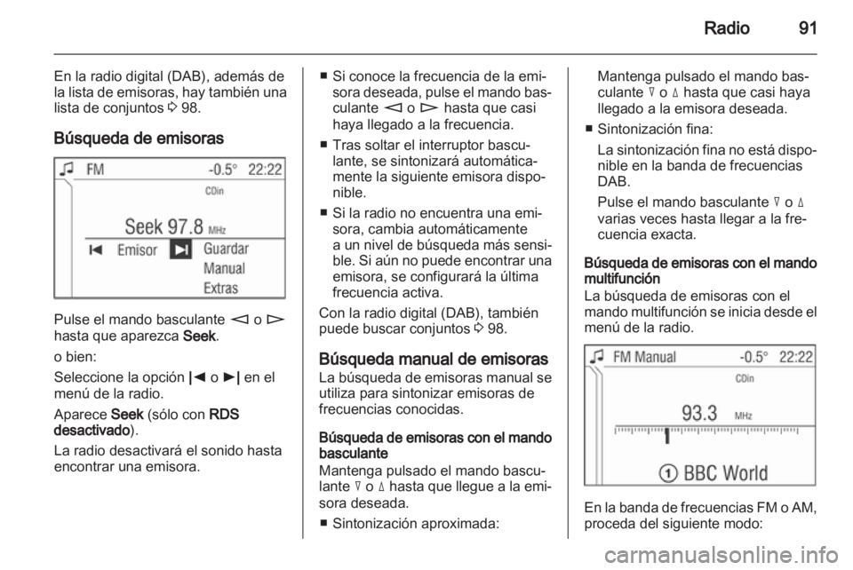 OPEL CORSA 2010.5  Manual de infoentretenimiento (in Spanish) 
