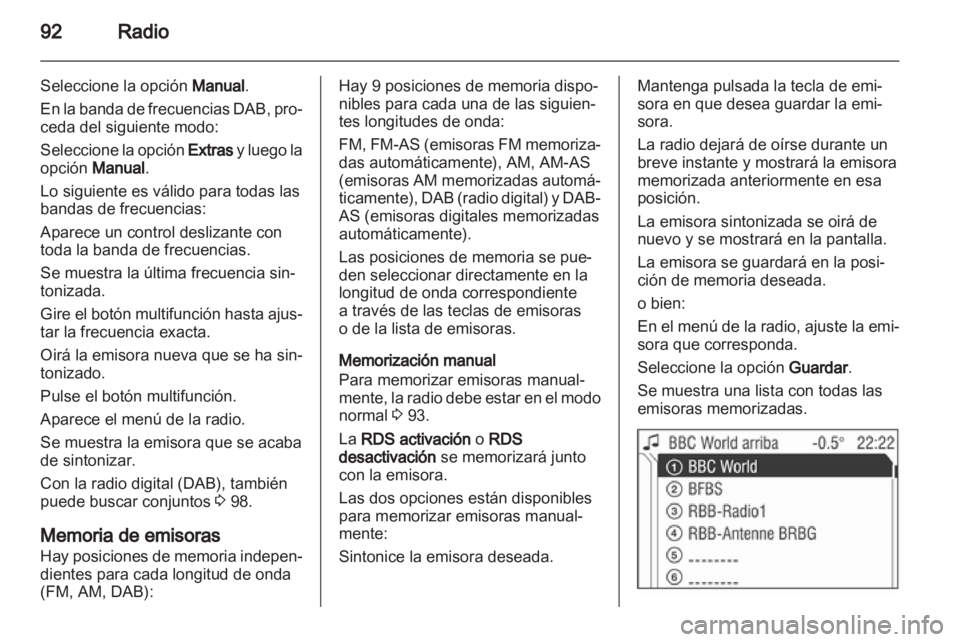 OPEL CORSA 2010.5  Manual de infoentretenimiento (in Spanish) 