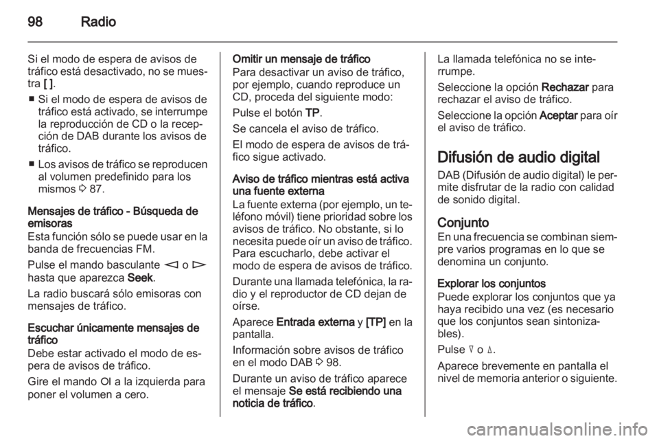 OPEL CORSA 2010.5  Manual de infoentretenimiento (in Spanish) 