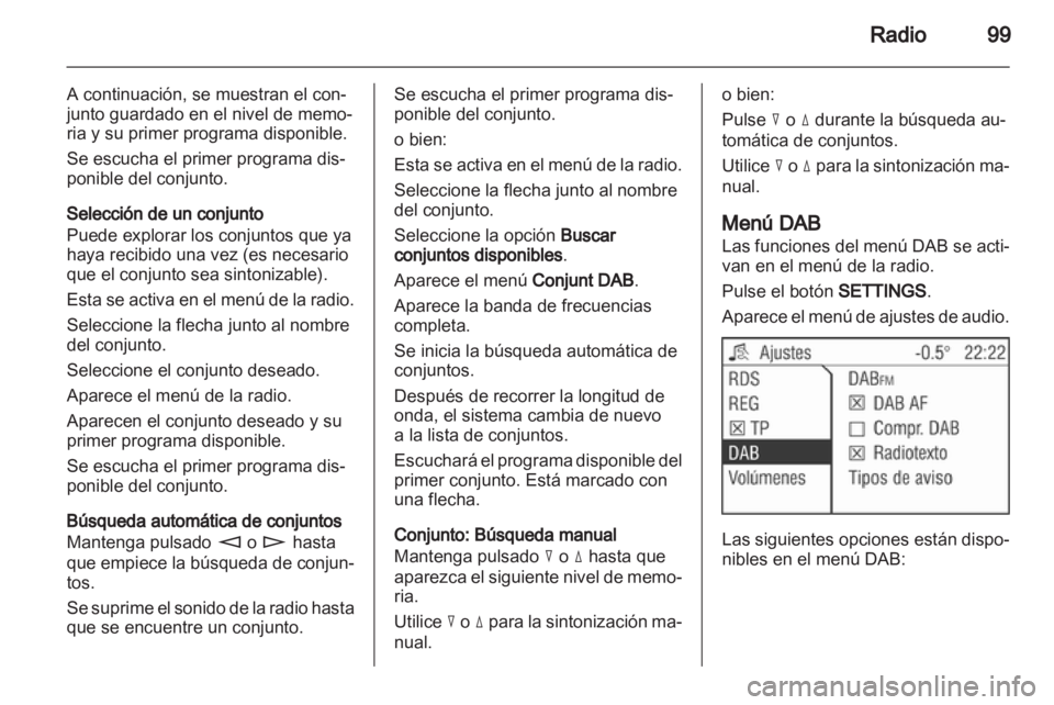 OPEL CORSA 2010.5  Manual de infoentretenimiento (in Spanish) 