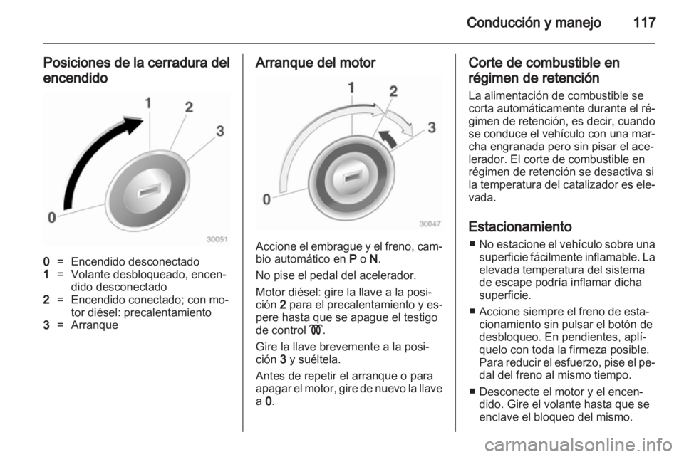 OPEL CORSA 2010.5  Manual de Instrucciones (in Spanish)  OPEL CORSA 2010.5  Manual de Instrucciones (in Spanish)