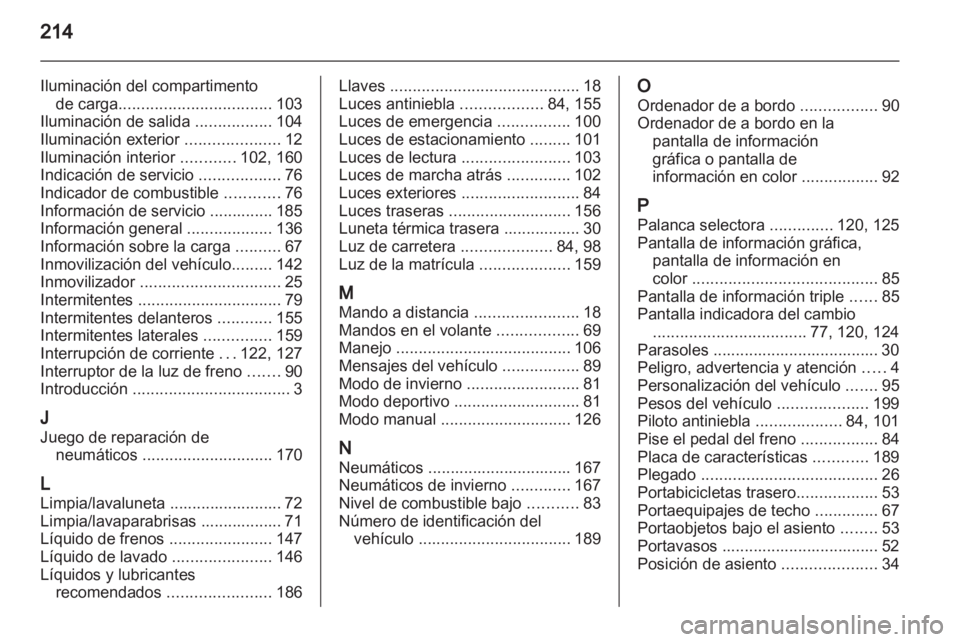OPEL CORSA 2010.5  Manual de Instrucciones (in Spanish)  OPEL CORSA 2010.5  Manual de Instrucciones (in Spanish)