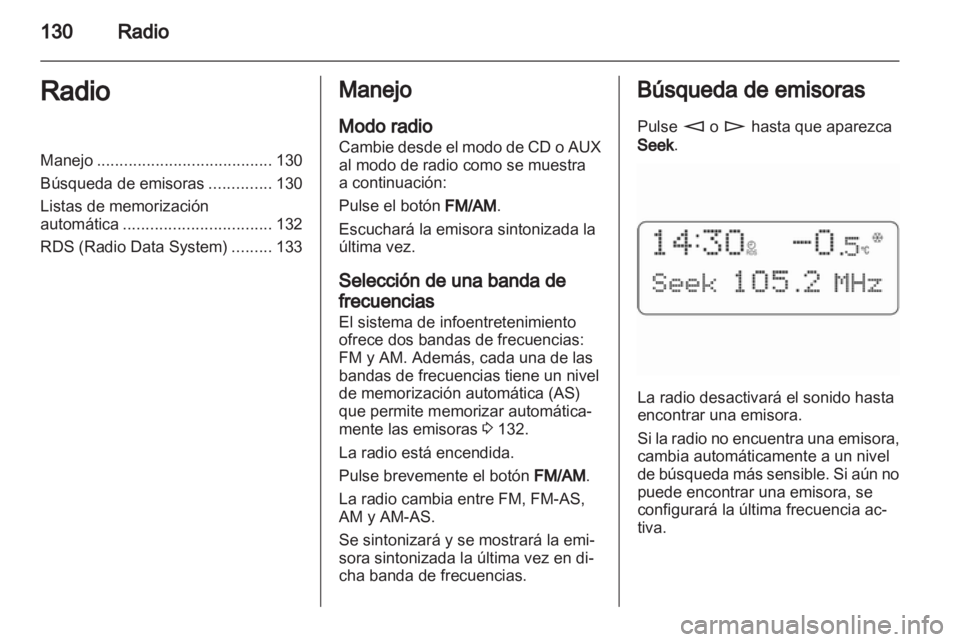 OPEL CORSA 2011  Manual de infoentretenimiento (in Spanish) 