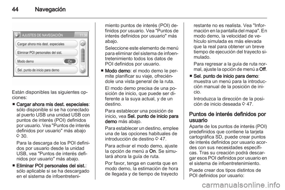 OPEL CORSA 2011  Manual de infoentretenimiento (in Spanish) 