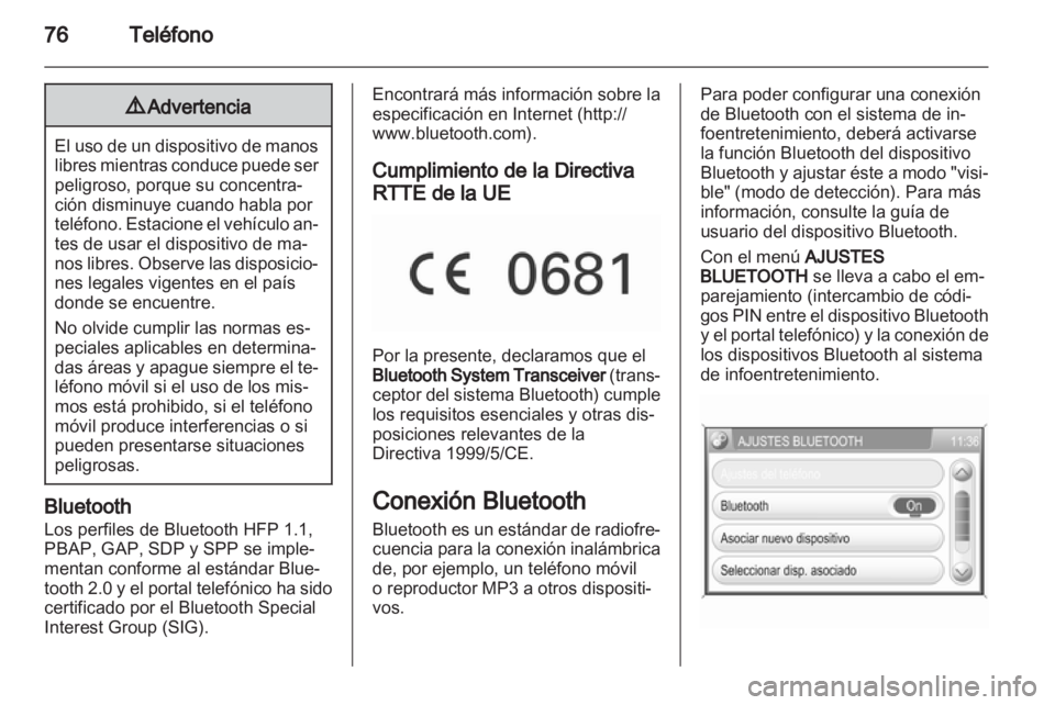 OPEL CORSA 2011 Manual de infoentretenimiento (in Spanish) OPEL CORSA 2011 Manual de infoentretenimiento (in Spanish)