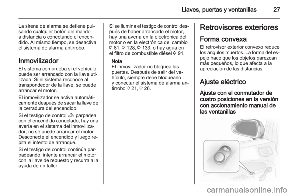 OPEL CORSA 2011 Manual de Instrucciones (in Spanish) OPEL CORSA 2011 Manual de Instrucciones (in Spanish)