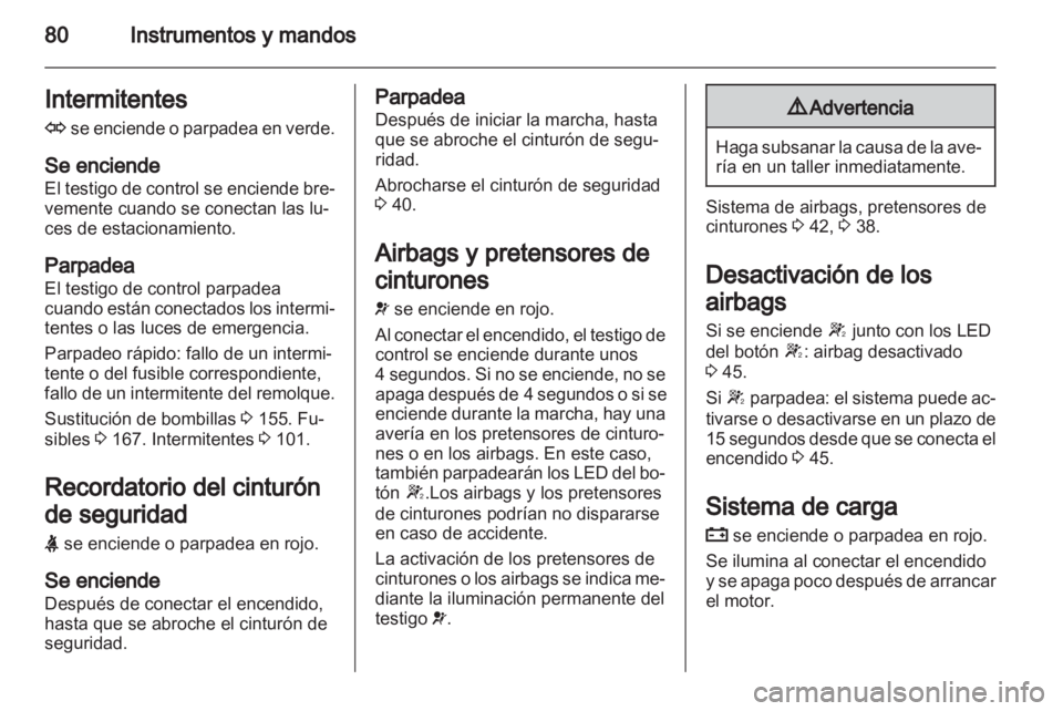 OPEL CORSA 2011 Manual de Instrucciones (in Spanish) OPEL CORSA 2011 Manual de Instrucciones (in Spanish)