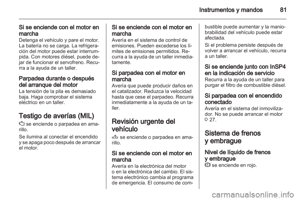 OPEL CORSA 2011  Manual de Instrucciones (in Spanish) 