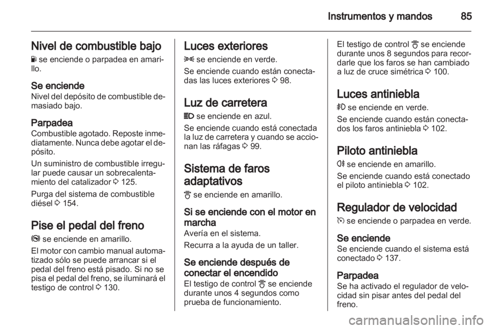OPEL CORSA 2011  Manual de Instrucciones (in Spanish) 