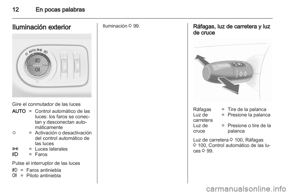 OPEL CORSA 2011.5  Manual de Instrucciones (in Spanish) 