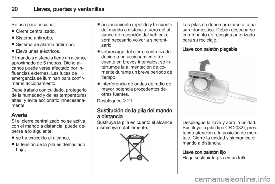 OPEL CORSA 2011.5  Manual de Instrucciones (in Spanish) 