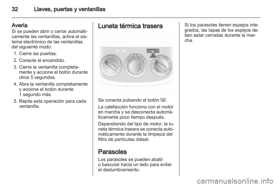 OPEL CORSA 2011.5  Manual de Instrucciones (in Spanish) 