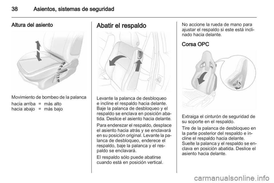 OPEL CORSA 2011.5  Manual de Instrucciones (in Spanish) 