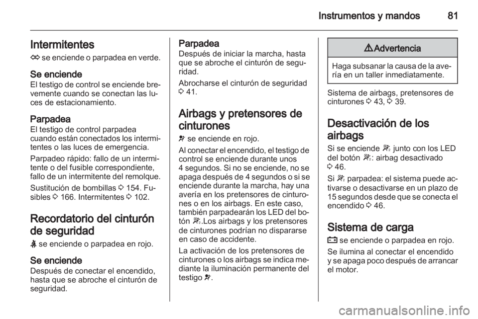 OPEL CORSA 2011.5 Manual de Instrucciones (in Spanish) OPEL CORSA 2011.5 Manual de Instrucciones (in Spanish)