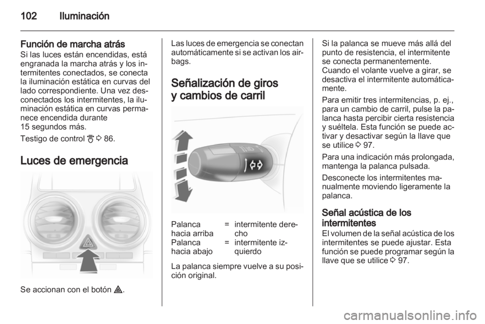 OPEL CORSA 2012 Manual de Instrucciones (in Spanish) OPEL CORSA 2012 Manual de Instrucciones (in Spanish)