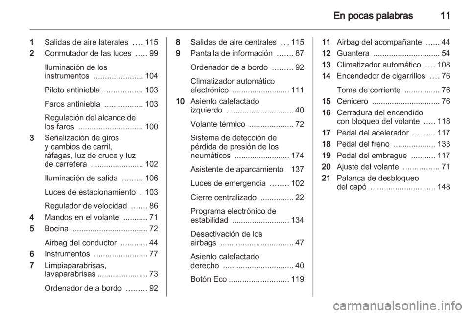 OPEL CORSA 2012 Manual de Instrucciones (in Spanish) OPEL CORSA 2012 Manual de Instrucciones (in Spanish)