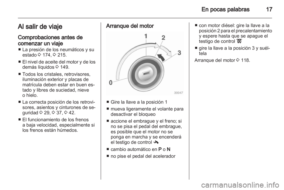OPEL CORSA 2012 Manual de Instrucciones (in Spanish) OPEL CORSA 2012 Manual de Instrucciones (in Spanish)