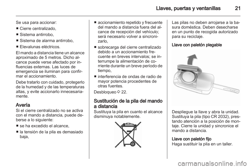 OPEL CORSA 2012  Manual de Instrucciones (in Spanish) 