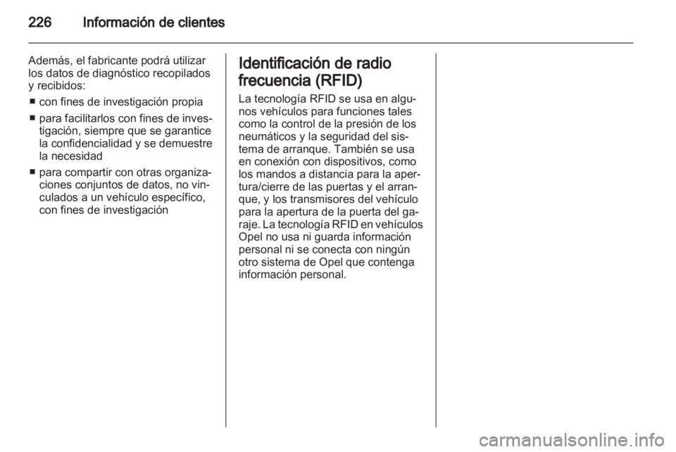OPEL CORSA 2012 Manual de Instrucciones (in Spanish) OPEL CORSA 2012 Manual de Instrucciones (in Spanish)
