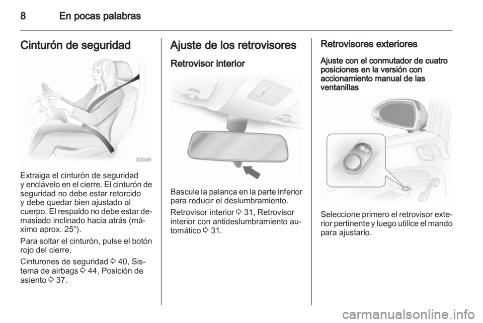 OPEL CORSA 2012  Manual de Instrucciones (in Spanish) 