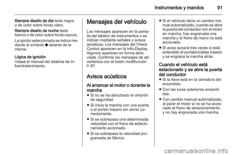 OPEL CORSA 2012 Manual de Instrucciones (in Spanish) OPEL CORSA 2012 Manual de Instrucciones (in Spanish)
