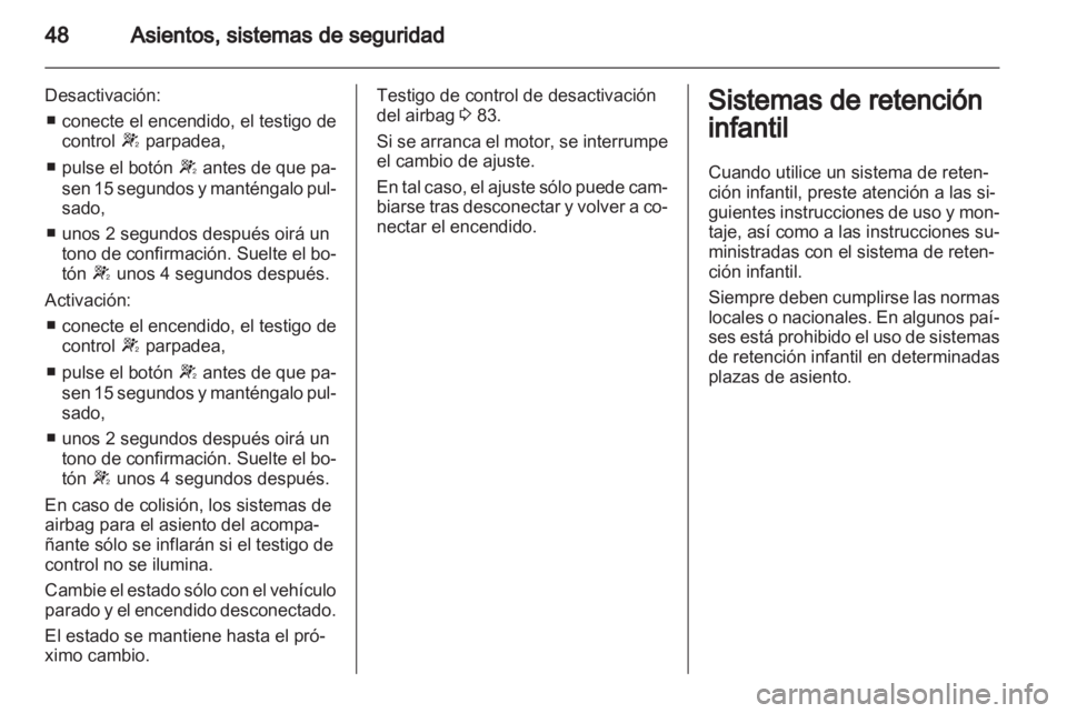 OPEL CORSA 2012.5 Manual de Instrucciones (in Spanish) OPEL CORSA 2012.5 Manual de Instrucciones (in Spanish)