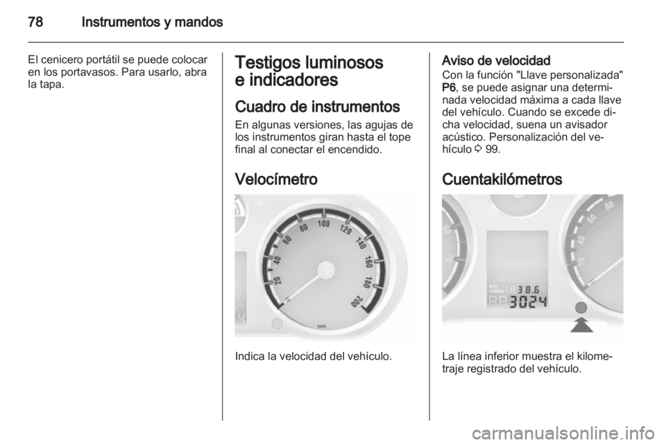 OPEL CORSA 2012.5  Manual de Instrucciones (in Spanish) 