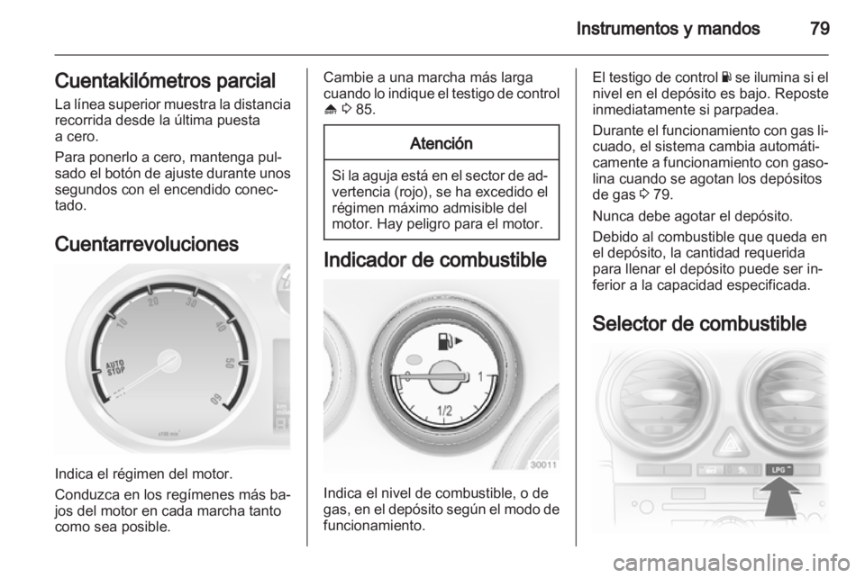 OPEL CORSA 2012.5 Manual de Instrucciones (in Spanish) OPEL CORSA 2012.5 Manual de Instrucciones (in Spanish)