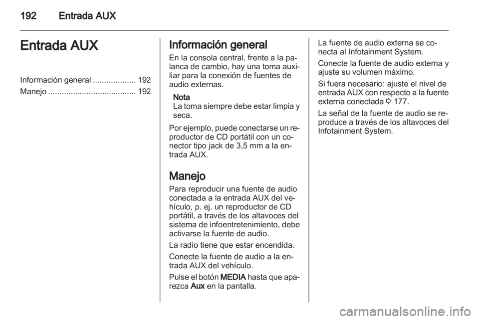OPEL CORSA 2013 Manual de infoentretenimiento (in Spanish) OPEL CORSA 2013 Manual de infoentretenimiento (in Spanish)