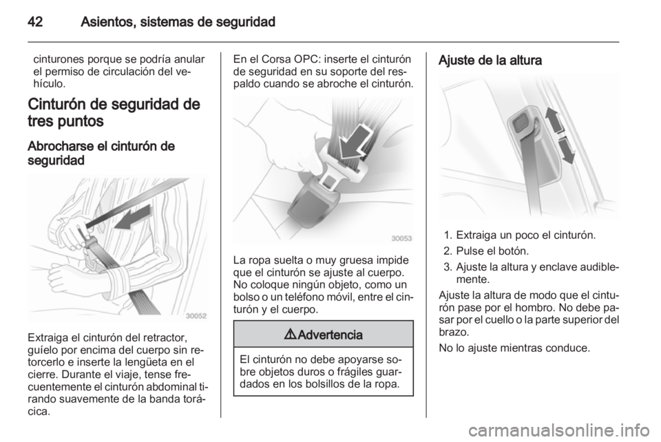 OPEL CORSA 2013 Manual de Instrucciones (in Spanish) OPEL CORSA 2013 Manual de Instrucciones (in Spanish)