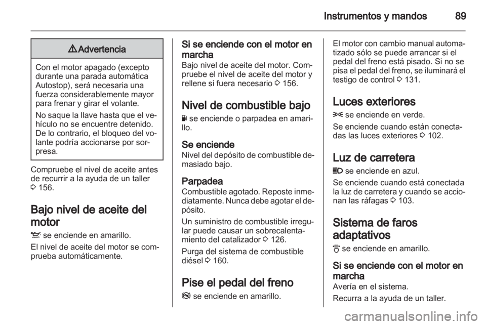 OPEL CORSA 2013 Manual de Instrucciones (in Spanish) OPEL CORSA 2013 Manual de Instrucciones (in Spanish)