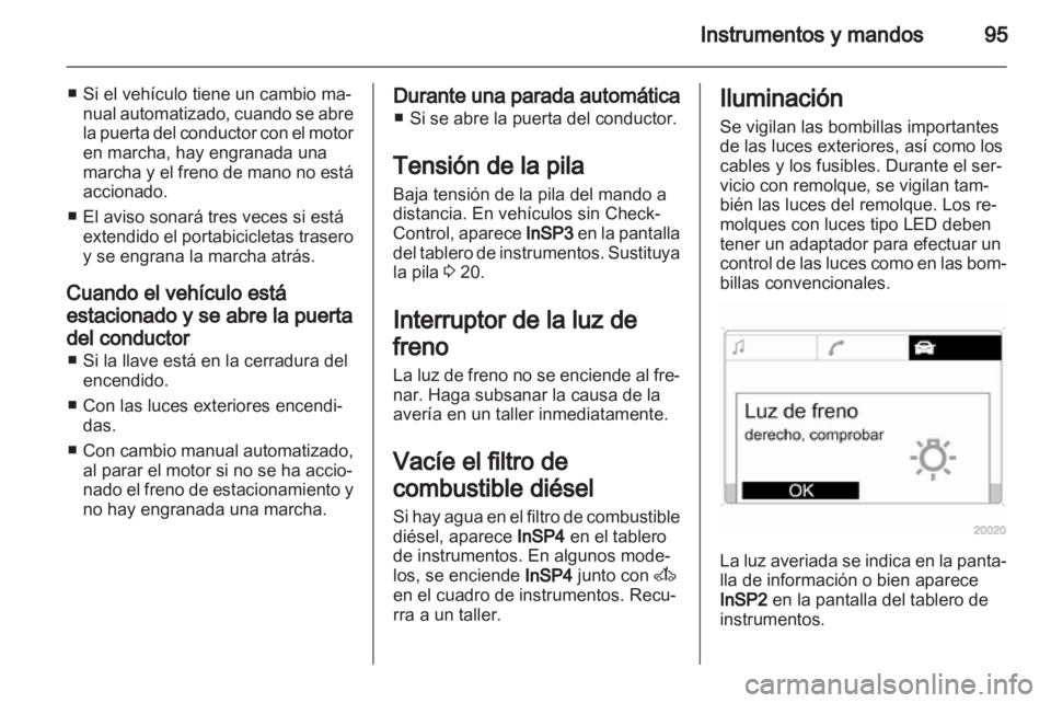 OPEL CORSA 2013 Manual de Instrucciones (in Spanish) OPEL CORSA 2013 Manual de Instrucciones (in Spanish)