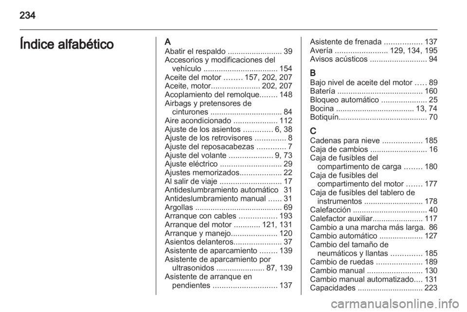 OPEL CORSA 2013.5 Manual de Instrucciones (in Spanish) OPEL CORSA 2013.5 Manual de Instrucciones (in Spanish)