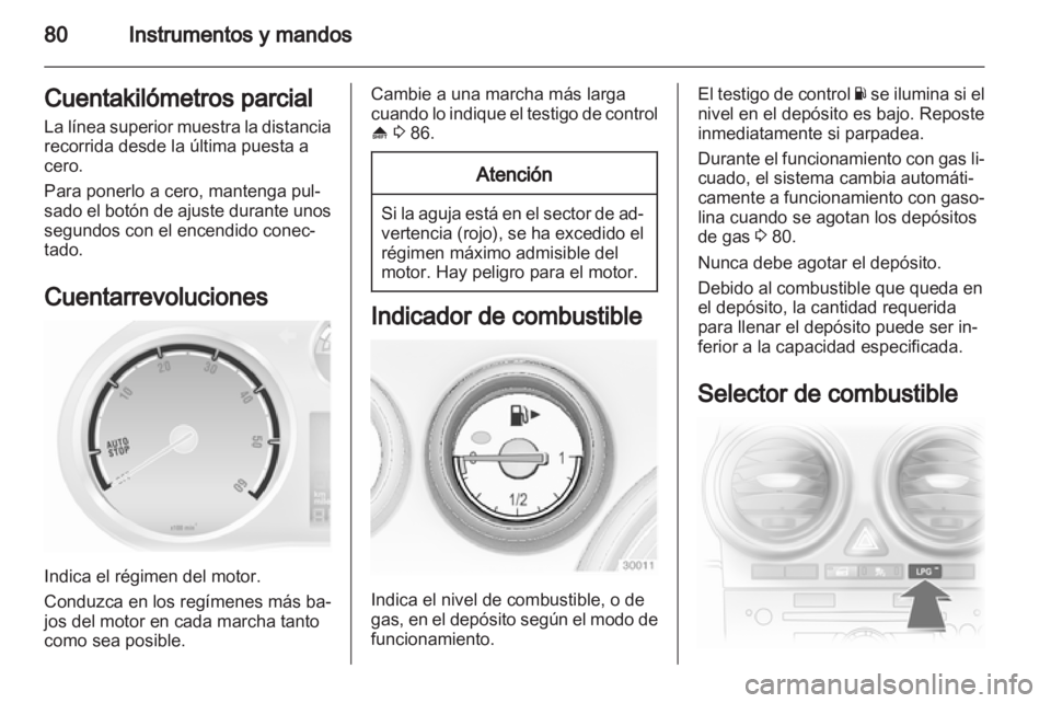 OPEL CORSA 2013.5 Manual de Instrucciones (in Spanish) OPEL CORSA 2013.5 Manual de Instrucciones (in Spanish)