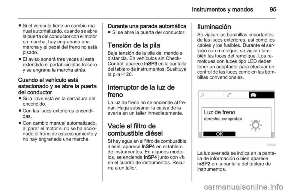 OPEL CORSA 2013.5  Manual de Instrucciones (in Spanish) 