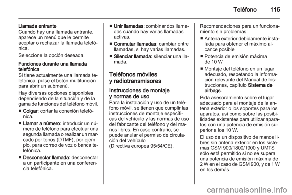 OPEL INSIGNIA 2010.5  Manual de infoentretenimiento (in Spanish) 