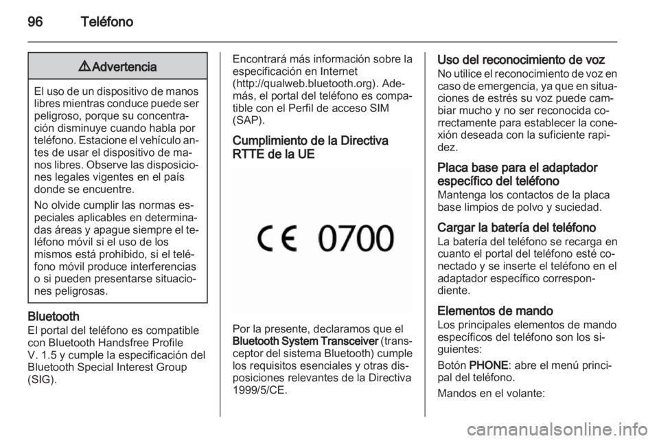 OPEL INSIGNIA 2010.5 Manual de infoentretenimiento (in Spanish) OPEL INSIGNIA 2010.5 Manual de infoentretenimiento (in Spanish)