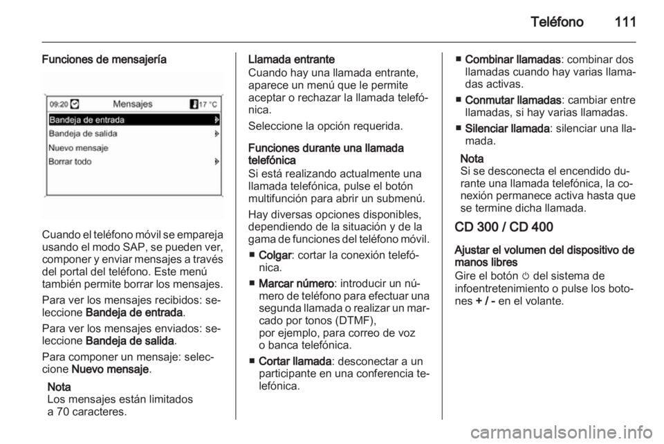 OPEL INSIGNIA 2011  Manual de infoentretenimiento (in Spanish) 