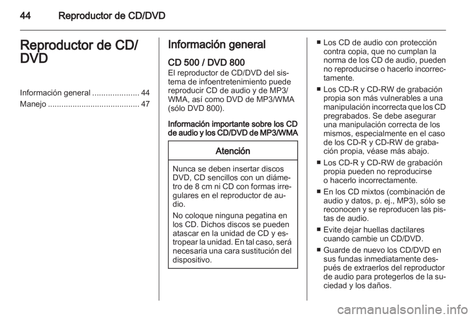 OPEL INSIGNIA 2011  Manual de infoentretenimiento (in Spanish) 