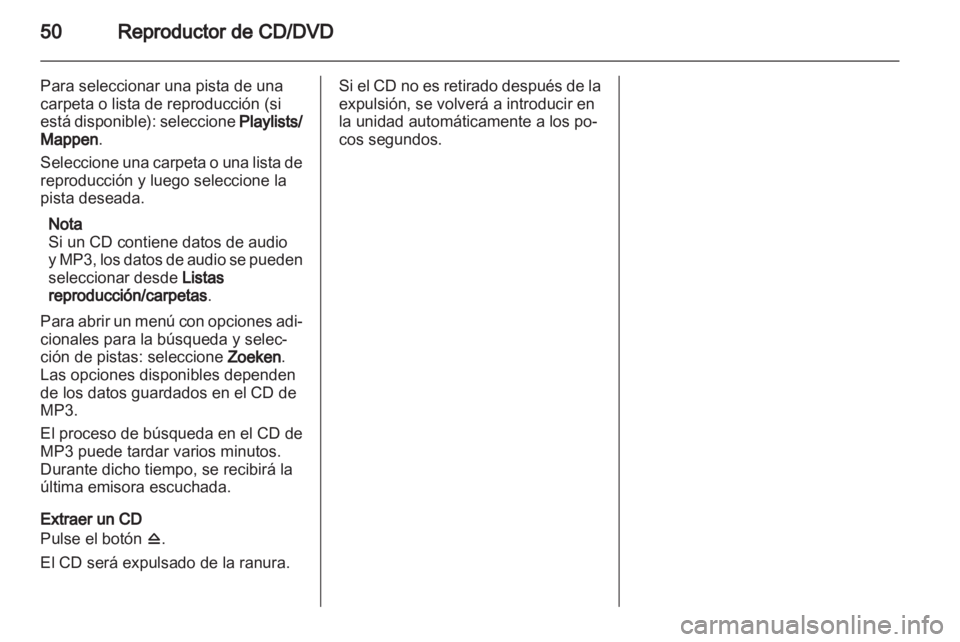 OPEL INSIGNIA 2011  Manual de infoentretenimiento (in Spanish) 