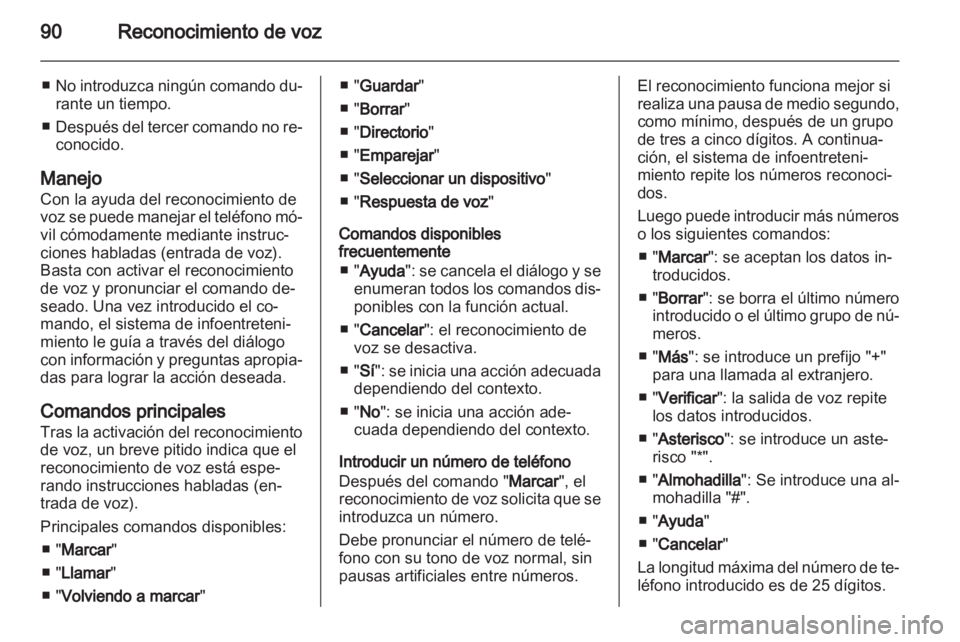 OPEL INSIGNIA 2011  Manual de infoentretenimiento (in Spanish) 