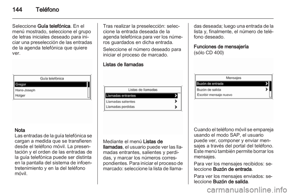 OPEL INSIGNIA 2012  Manual de infoentretenimiento (in Spanish) 